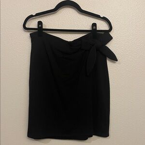torrid Black Tie-Waist Mini Skirt